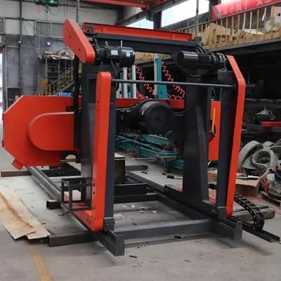 China Best Full Automatic Woodworking Log Carriage Timber Cutting Sawmill Saw Machine