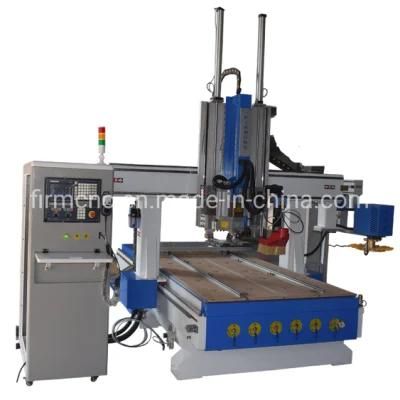 4 Axis Atc CNC Router Wood Engraving Cutting with Automatic Tool Drilling Saw
