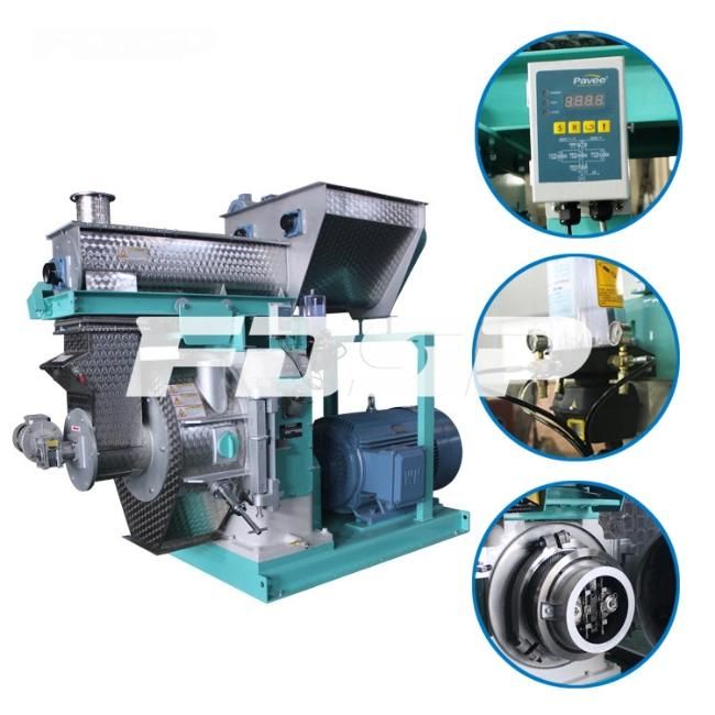 Hot Sale CE ISO SGS Ring Die Automatic Wood Pellet Mill Machinery