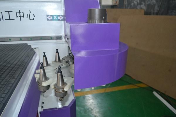 9.0kw Air Cooling Spindle 3D Wood Engraving Machine 1325 Automatic Tool Change CNC Router