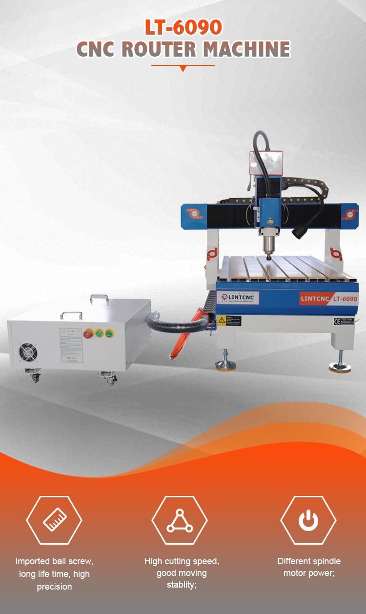 Desktop Ccn Router Woodworking Plastic Acrylic Board Mini 6090 3D Engraving Double Color Plate 1.5kw 2.2kw 6012 6015 9012 1212
