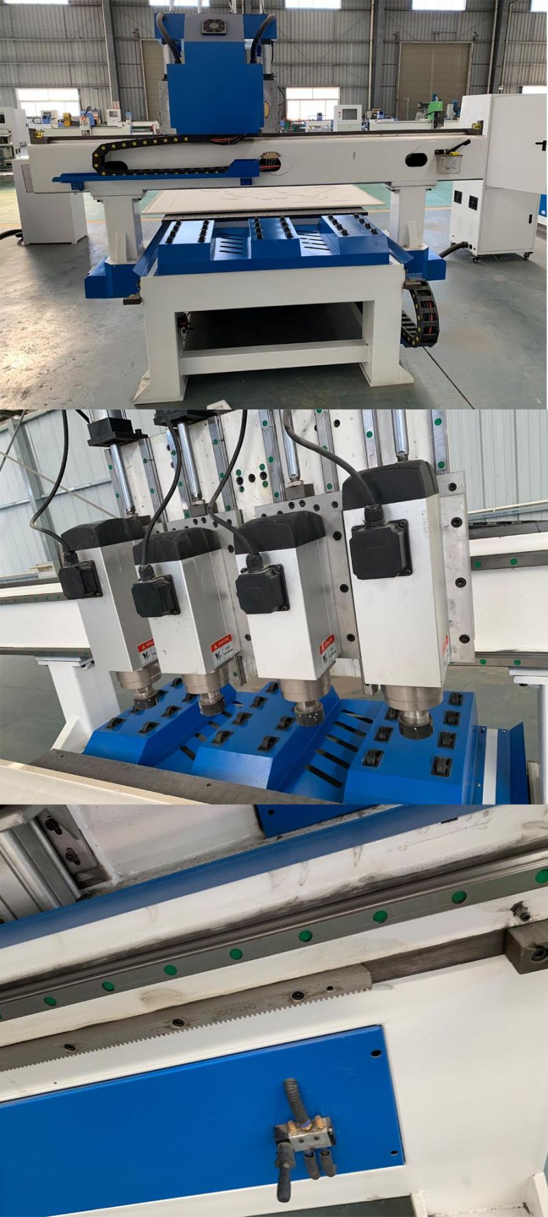 4 Independent Spindle Wood Cutting Carving CNC Routers