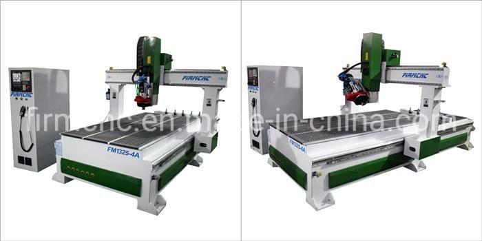 Factory Sale 4th Axis CNC Cutting Wood Machine / Wood Stair CNC Router Machine