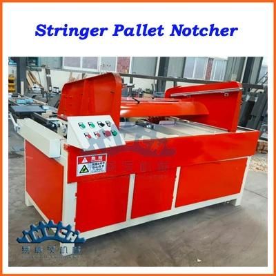Pneumatic Stringer/Block Wooden Pallet Nailing Machine with Corner Cutting Line