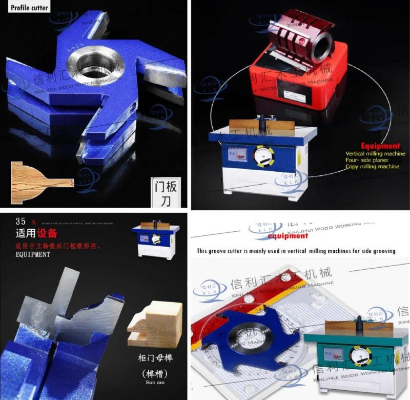 Round Shape Carbide Cutter Head for Wood Profile Thickness with 6 Teeth, /4 Arc-Shaped Cutter for Woodworking Spindle Moulder Cutter with Tct Cutter Woodworking