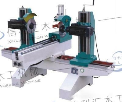 Woodcutting Machine Mjx243 Double End Saw with Vertical Spindle for Wood Factory Direct Woodworking Double-End Sawing and Milling Machine