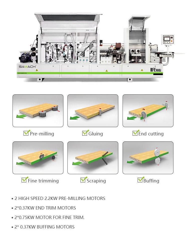 Furniture Multifunctional Woodworking Machinery Edge Banding Machine
