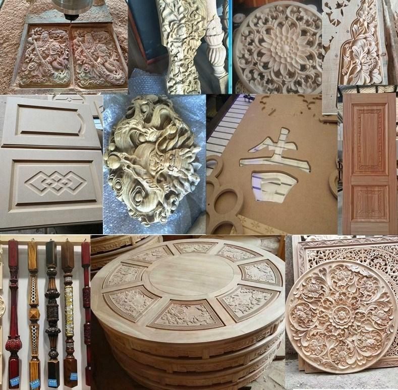 Guandiao Hot Sale 3D Wood Relief Carving CNC Router/1325 Multi Head CNC Router Woodworking