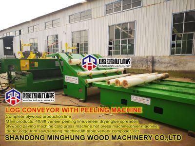 Eucalyptus Birch Beech Veneer Board Machine for Timber Peeler Machine