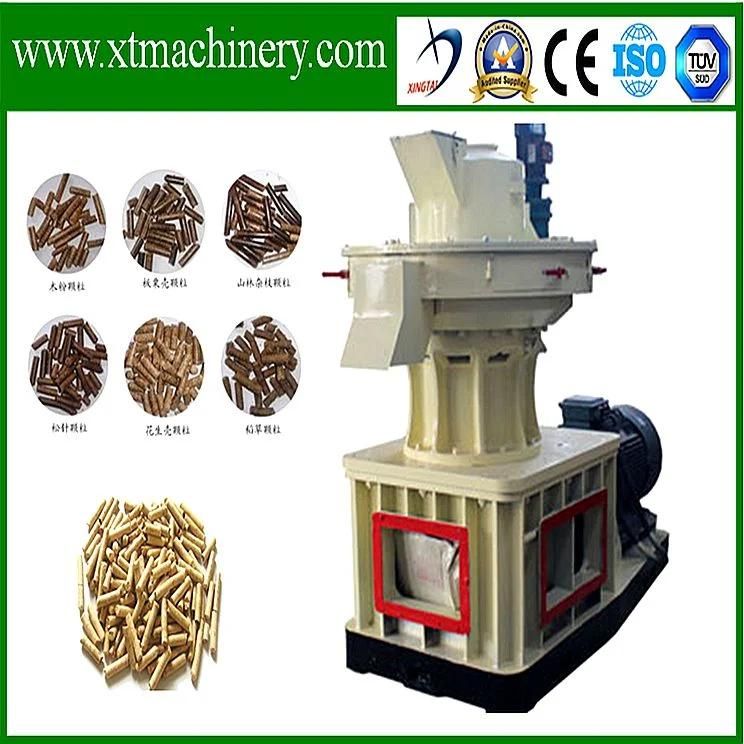 SKF Bearing, 1.5t Per Hour Output Wood Pellet Machine for Biofuel