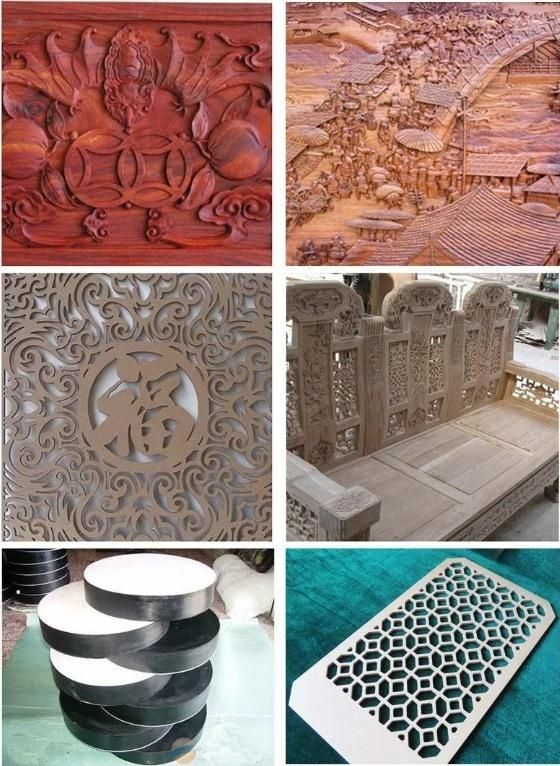 Jinan Woodworking Tool 1325 Advertising Metal Milling Carving CNC Router Machine