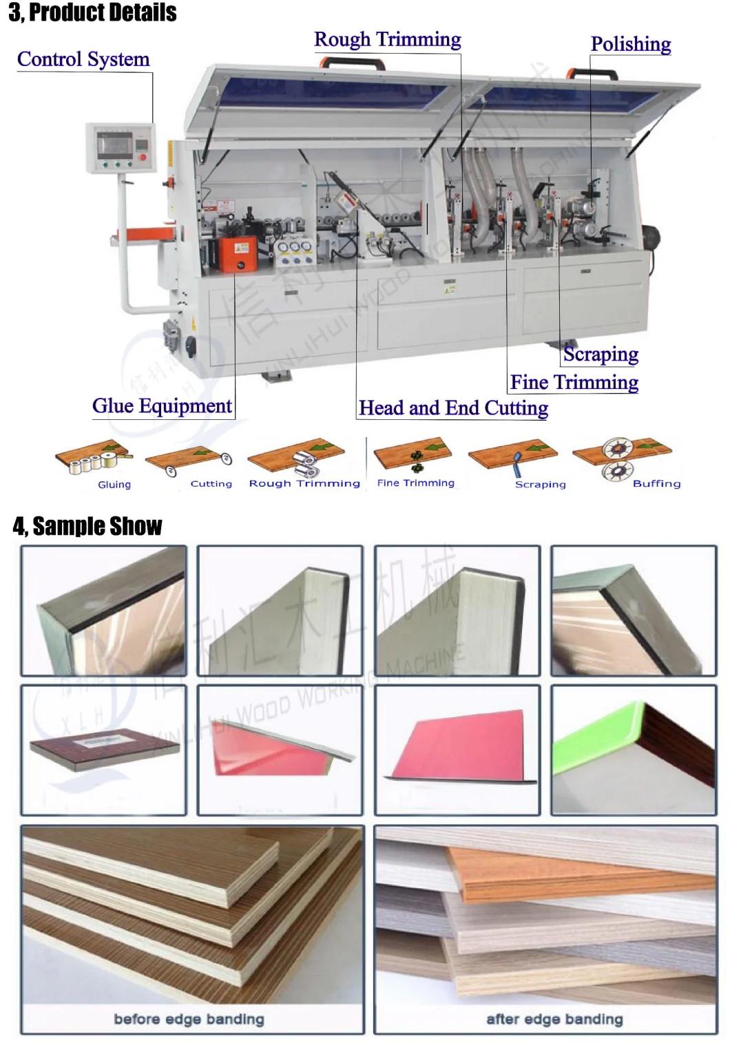 Automatic Edge Banding Machine with up Slotting/ China Edge Banding Machine for Furniture Album Edging Bander Making Wood Grained Paper Printing Machine