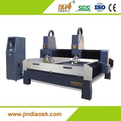 OEM Bd1825b Tombstone Carving Stone CNC Router Two Head in China