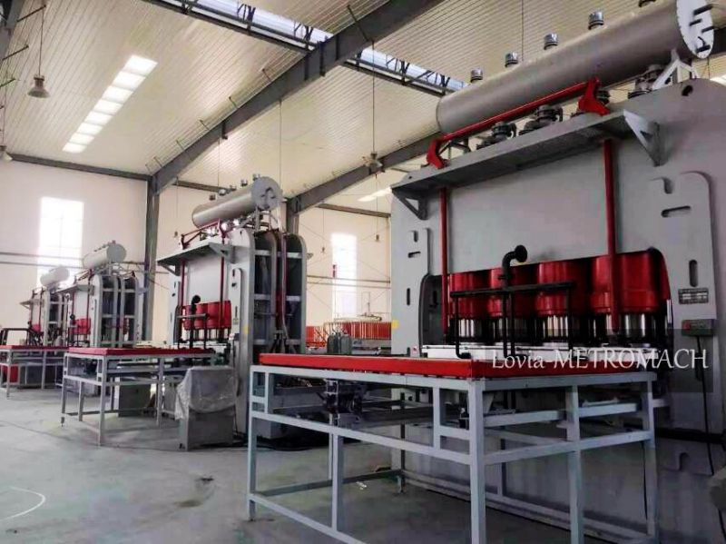 Melamine Laminated MDF Production Line Automatic Laminating Press Line