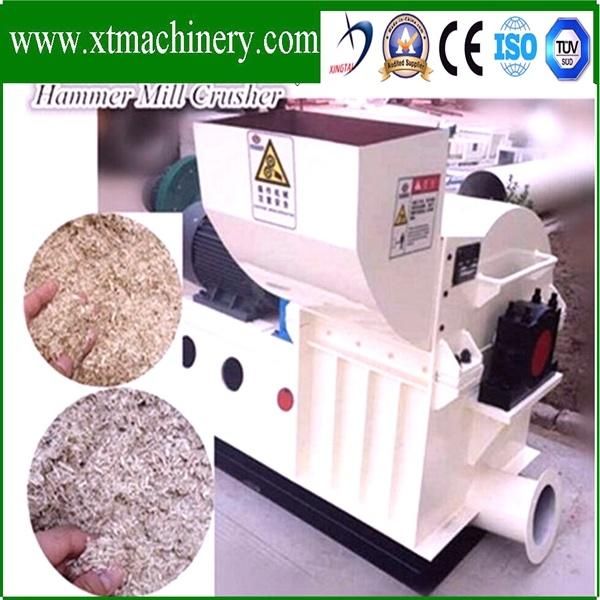 Horizontal Connection, Multiple Functional Wood Sawdust Hammer Mill