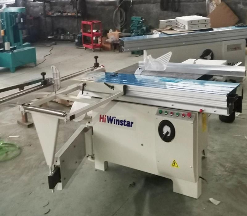 Mj6116 High Precision 1600mm Manual Adjusting 45 Degrees Tilting Small Sliding Table Panel Saw Machine