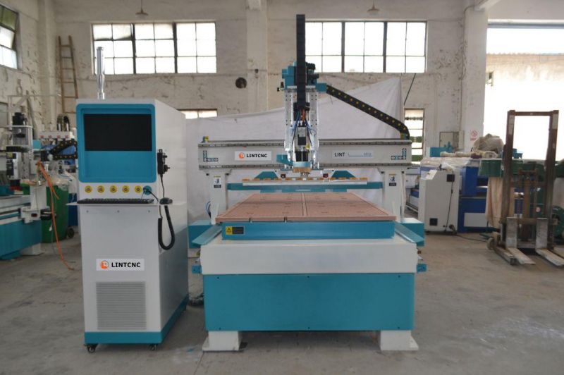 Hsd 9.0kw Spindle 1300*2500mm Woodworking Milling Cutting Machine 1325 1530 2030 Pneumatic Atc CNC Router for Wood, Acrylic, PVC, Soft Metal