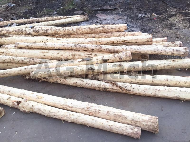 Mobile Log Debarking Machine Diesel Engine Wood Debarker for Sale