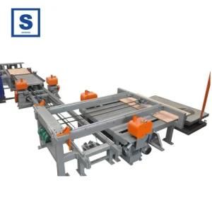 Plywood Edge Cutting Machine/Double Saw/Edge Trimming Saw with Dust Collector