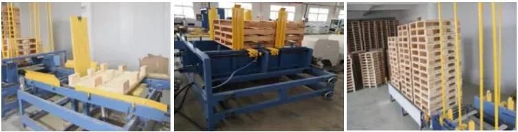 New Design 4-5PC/Min Semi Automatic Wood Pallet Nailing Production Line