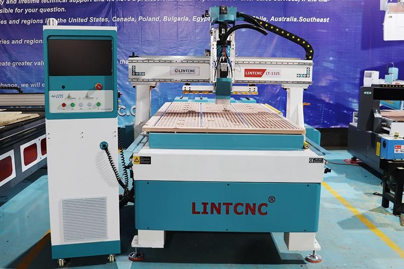 Wood Furniture CNC Router with Atc 1325 1530 2030 Wood Working 3D Engraving and Carving Wooden Cabinet Machine 4 Axis CNC Router