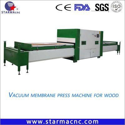 1300*2550mm Automatic CNC Wood Cabinet MDF Vacuum Press Machine Use PVC