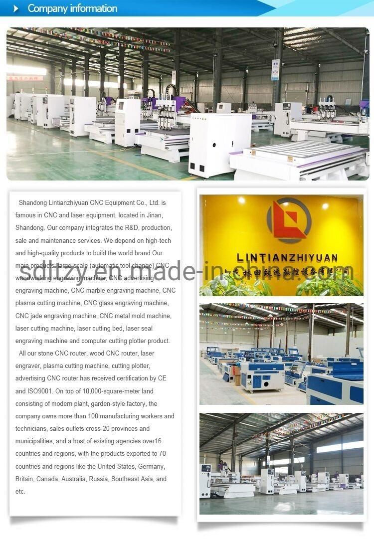 3 Phase Machine 4X8 Feet Wooden Panel Processing Wood CNC Router 1325 with 3 Axis 4 Axis