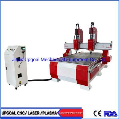1325 Model 3D Wood CNC Router Carving Engraving Machine with Double Head