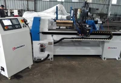 Auto Feeding CNC Wood Lathe with Polishing