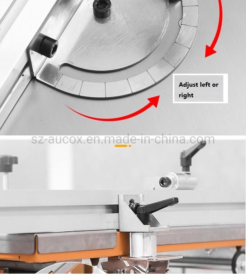 Small Folding Double Blade Panel Saw Portable Sliding Table Saw Machine