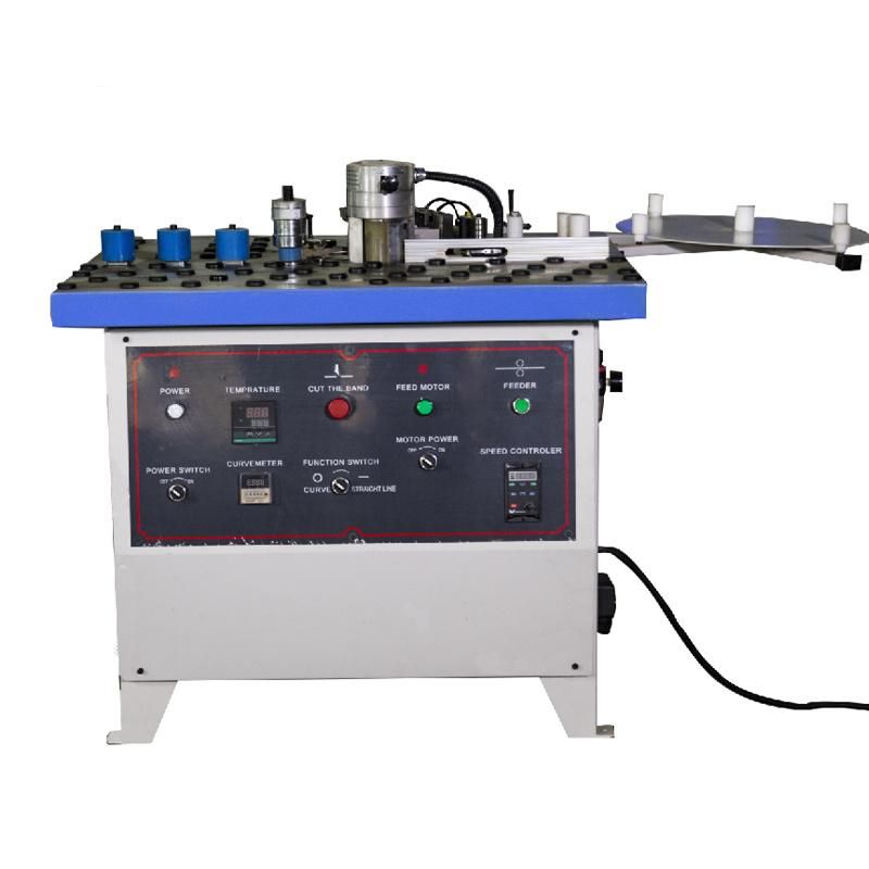 Manual Double Glue Woodworking Edge Banding Machine Edge Bander