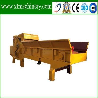 Portable 4 Moving Wheels Conveyor Fold-Able Biomass Wood Cutter