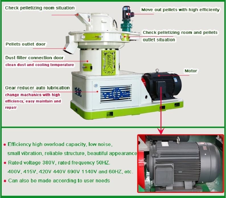 Energy Saving Biomass Wood Sawdust Pellet Machine with Competitive Price