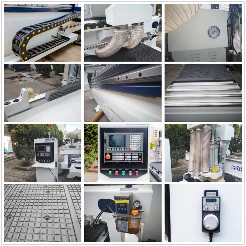 Mars CNC Router Machinery with Drilling Banks and Auto Material up and Down