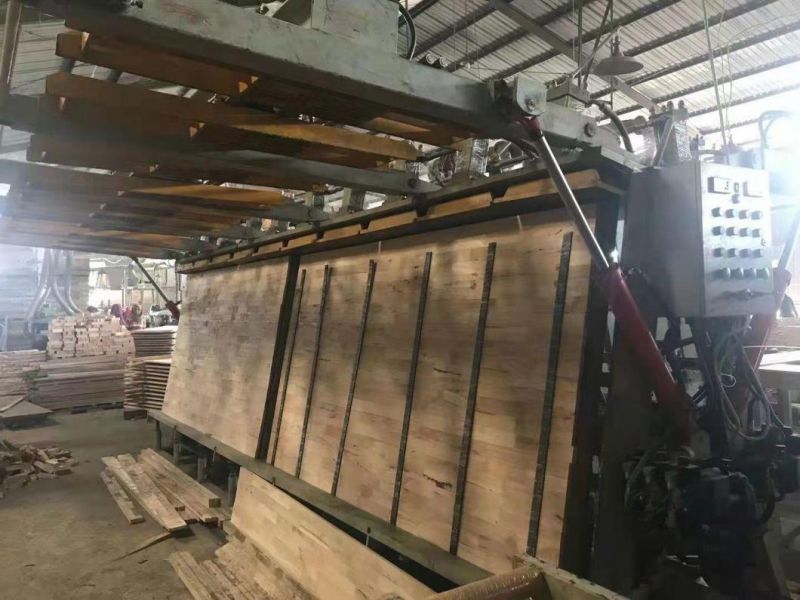 PLC Control Hydraulic Press Wood Clamp Carrier for Lamination
