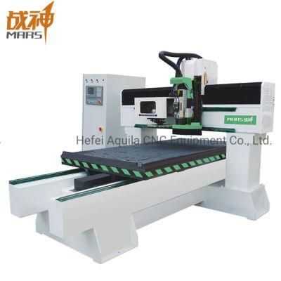 Wood CNC Router Machine for Cutting of Plate Broaching Groove Furniture