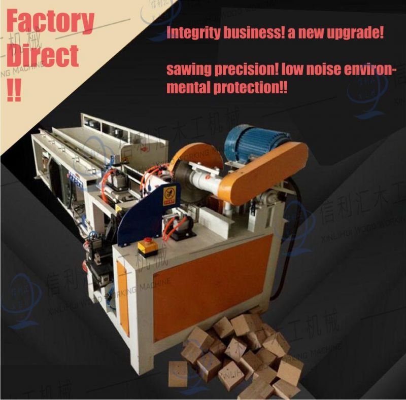 Nailed Wood Pallet Block Moulding Machine, Pallet Feet Block Manufacture Machine From Waste Plywood