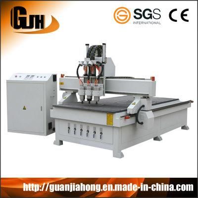 1325-3 Three-Stage Woodworking CNC Router, Auto Tool Change, Multi Spindle, CNC Engraving Machine