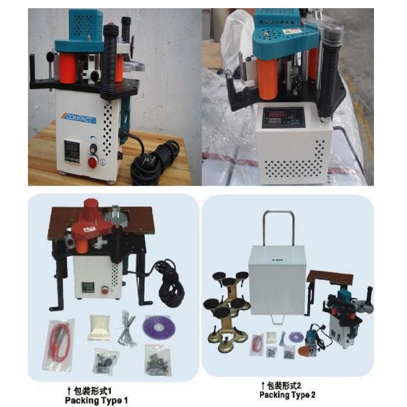Portable Edge Banding Machine with Straight and Curve Panel