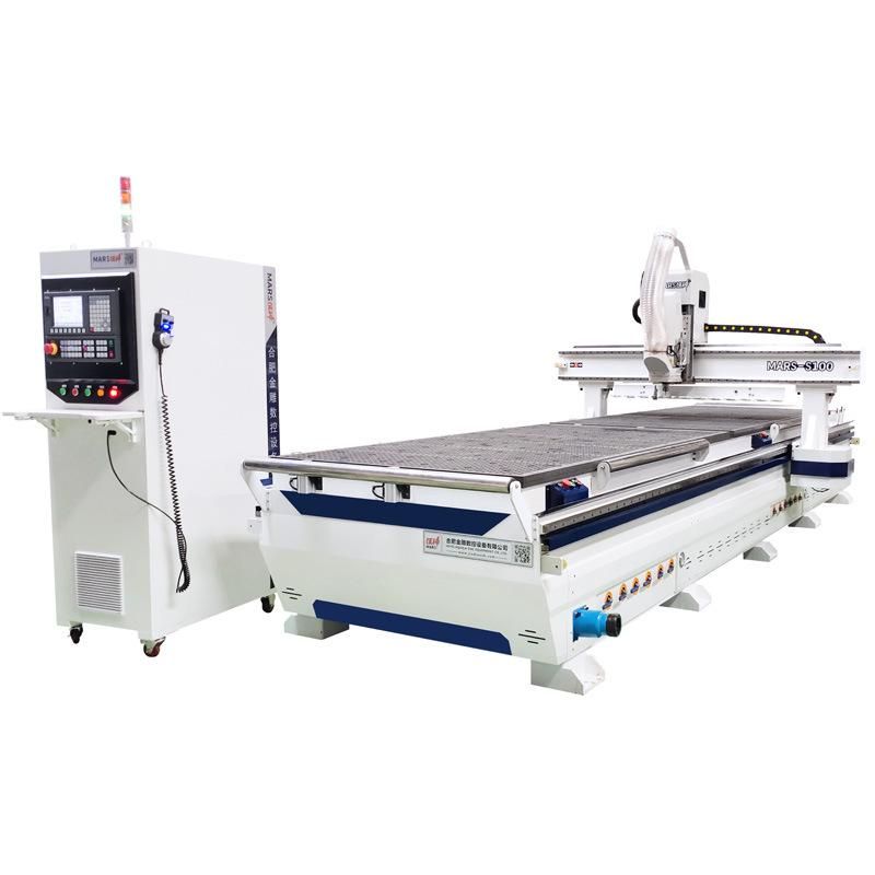 S100-D Linear Tpye Automatic Tool Change CNC Router Machine with Double Spindle