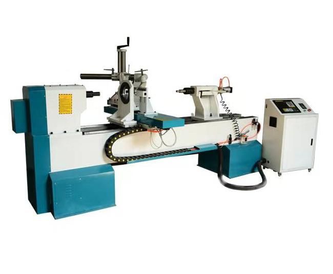 Cheap Affordable Two Rotary Axis Automatic CNC Wood Turning Lathe