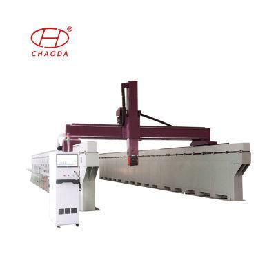 Rotary Spindle CNC Router Cutting Engraving Statue Making Machine with 5 Axis