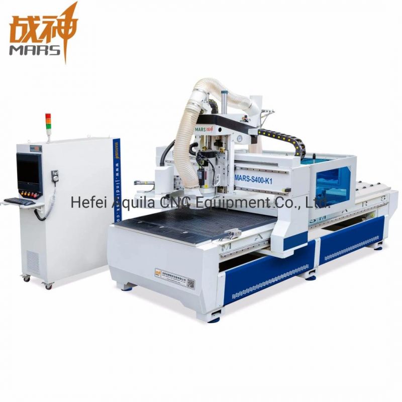 Mars S400 3 Axis CNC Machining Center with Atc System for Woodworking