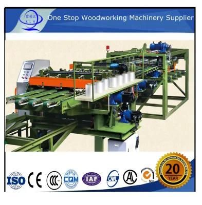 Woodworking Hydraulic PLC Control Narrow Core Veneer Jointer Building Machine for Plywood Production Line for Wood Based Panel Size Adjustable