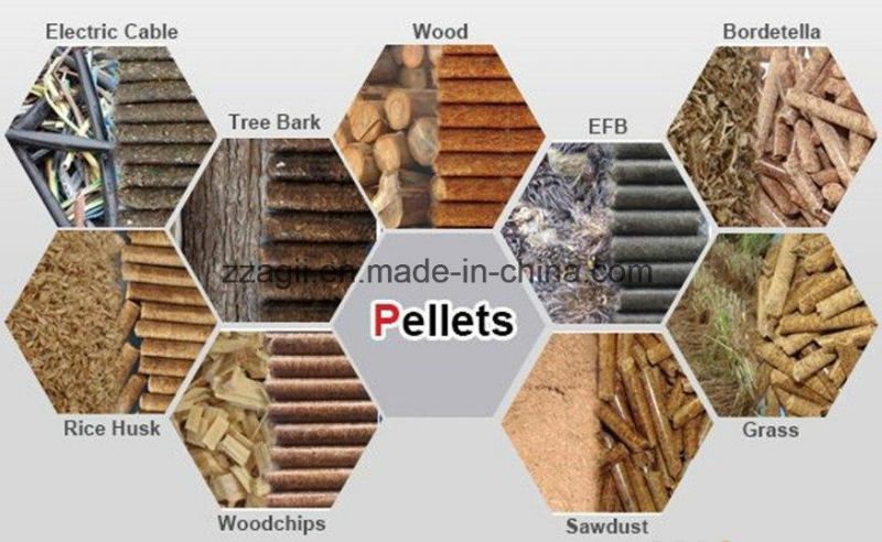 Biomass Pine Wood Pellet Plant 1t Sawdust Wood Pellet Production Line