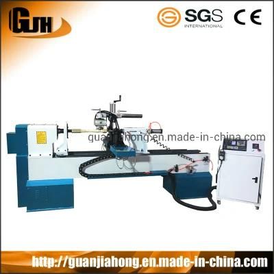 CNC Wood Lathe Machine for Turning Wooden Legs, Baseball Bet, Staircase,