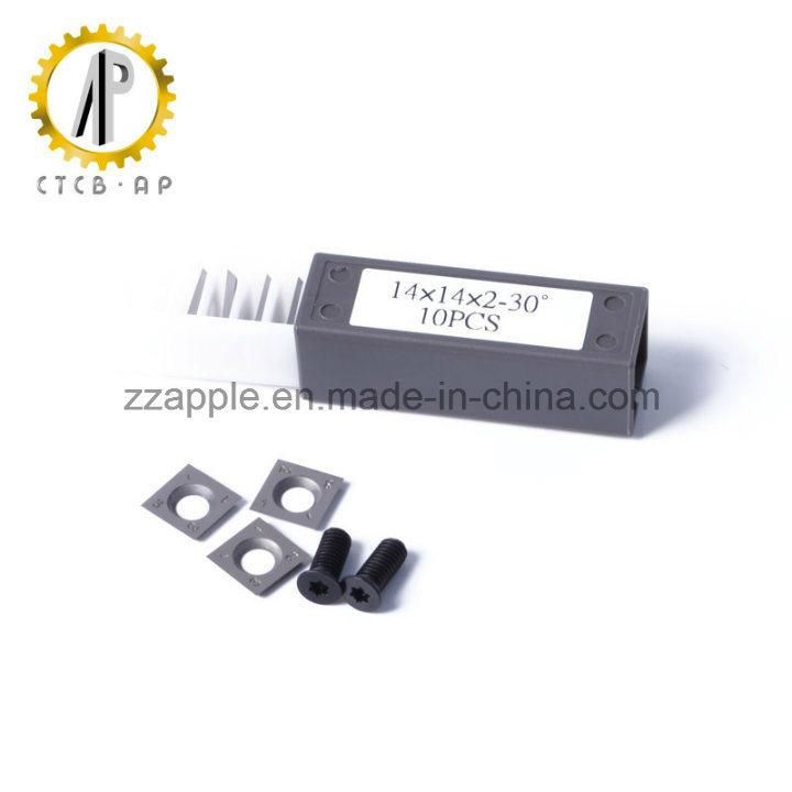 14X14X2.0mm, 15X15X2.5mm Tungsten Carbide Woodworking Machinery Parts