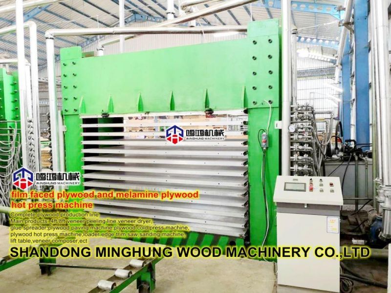 Plywood Veneer Melamine Hot Press Machine