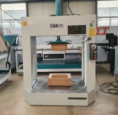 Bytcnc Corian Solid Surface Hydraulic Press Machine for Corian Thermoforming Washing Basin Press Making Thermoform Solid Surface