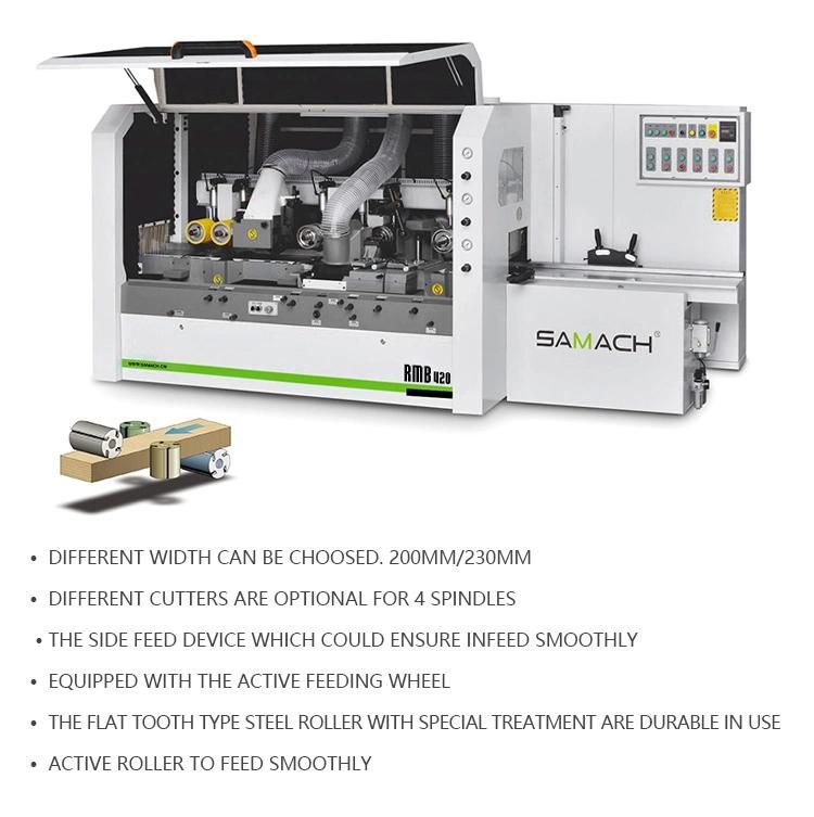 4 Spindles Planer Machine Four Sides Moulder